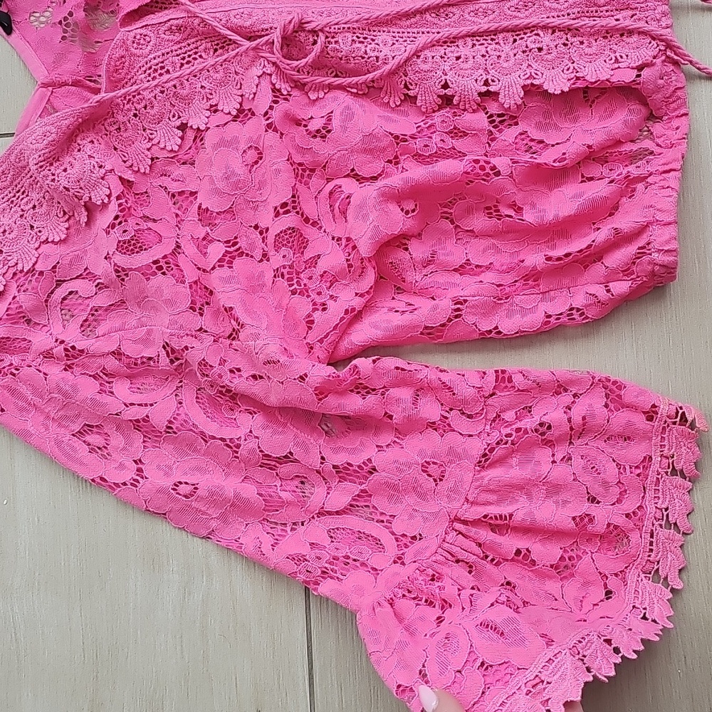 Pink Lace Two-Piece Set - Picture 2 of 5